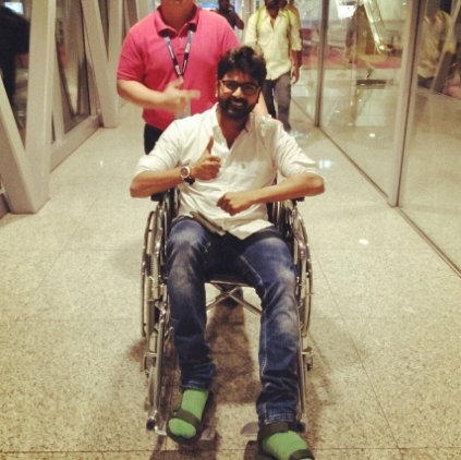Ashok Kumar gets himself injured while playing football at the grand event at Malaysia