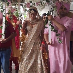 Actress Amrita Puri wedding