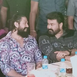 Mohanlal with KGF star Yash; Pictures went viral