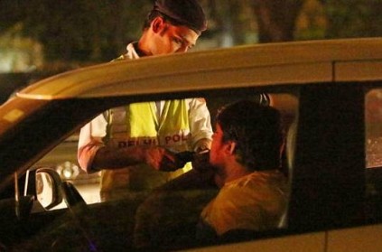 Delhi - Drunk driver speeds away after snatching breathalyser from pol