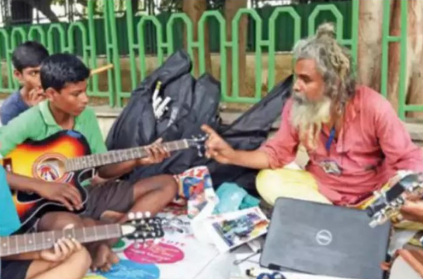 Engineer turns guitar teacher for Re 1 per day
