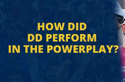 Match 2: KXIP vs DD, How did DD perform in the powerplay?