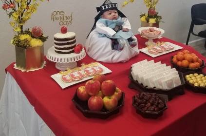 100-Day-Old Baby Has Been Crowned King photo goes viral in twitter 100-Day-Old Baby Has Been Crowned King photo goes viral in twitter