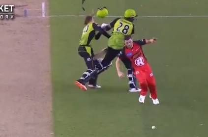 Bizarre Run-Out In Big Bash League video goes viral in Twitter