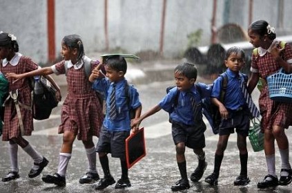 Due to Heavy rain, School holiday declared for 2 Districts