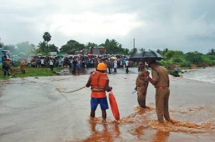 Flood water entered about 200 houses in Erode