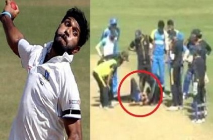 Indian bowler Ashok Dinda injured during practice match Indian bowler Ashok Dinda injured during practice match