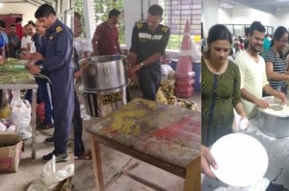 Indian Navy\'s community kitchen feed nearly 10,000 ppl in kerala flood