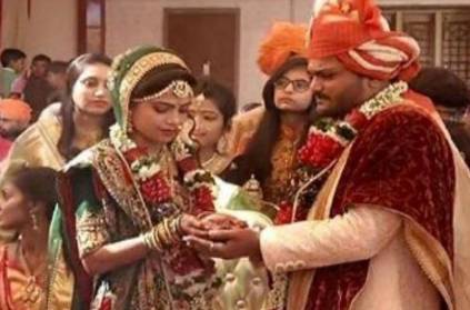 Patidar Leader Hardik Patel gets married to childhood friend