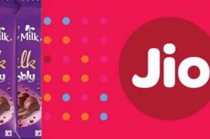 reliance jio myjio app 1gb 4g data cadbury dairy milk offer