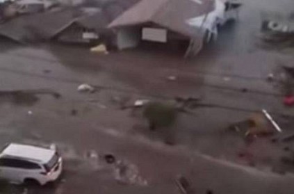 tsunami triggered by a magnitude 7.5 earthquake hit Indonesian city