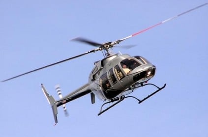 Helicopter service for tourists in Pollachi