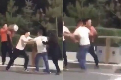 Watch - Drunk fight goes wrong for woman trying to sort it