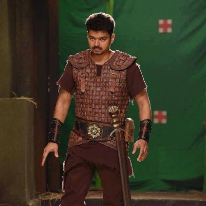 Vijay starrer Puli's satellite rights bagged by Sun TV.