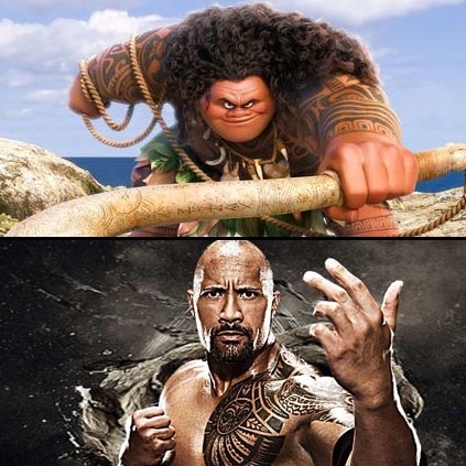 Dwayne Johnson in a never seen before avatar in Moana