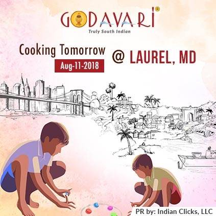 Godavari restaurant Flowing to Laurel, Maryland