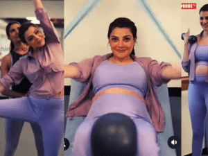 Heavily pregnant Kajal Aggarwal sets major fitness goals; viral video