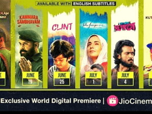 Jio Studios announces six exciting Malayalam films on Jio Cinema ft Mohanlal, Nivin Pauly, Dileep