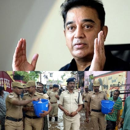 Kamal Haasan praises cops who extended a helping hand to the public during Chennai rains