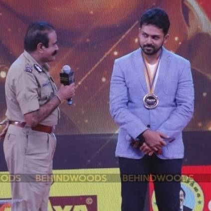 Karthi's speech at Behindwoods Gold Medals 2018