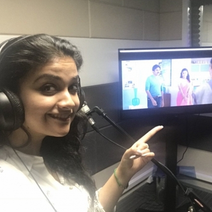 Keerthy Suresh dubs with her own voice in her Telugu Film