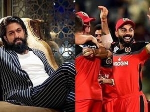 KGF 2 special show for RCB team in bio bubble