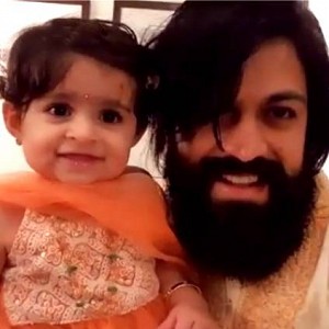 K.G.F Yash shares his daughter's adorable Diwali wish video