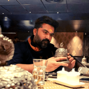 Picture of STR in Sabarimala attire outing with Bigg Boss 2 Mahat goes viral