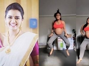 Pregnant actress Iswarya Prabakar's dance with baby bump is going viral