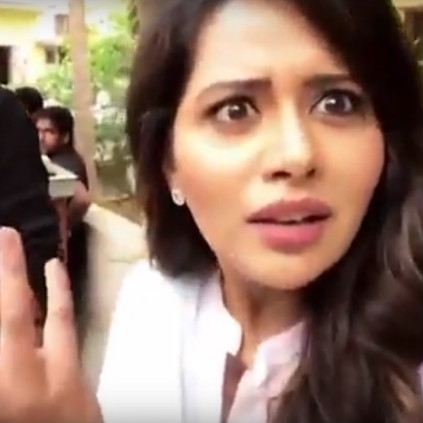 Raiza posts video with Harish Kalyan from Pyaar Prema Kaadhal shooting spot