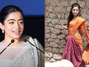 Rashmika impresses again! Here is what she spoke about Tamil fans: VIDEO