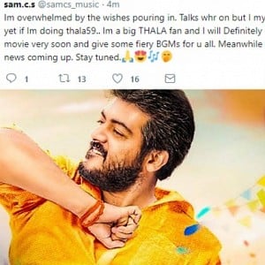 Hot Trending Rumour: This young sensation opens up about composing music for Viswasam!