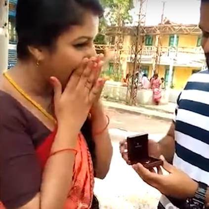 Sanjeev surprises Alya Manasa with a ring - viral video