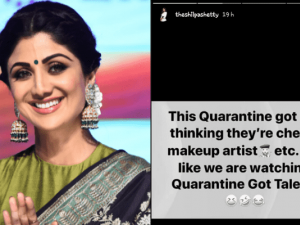 Shilpa Shetty's opinion on people showing talents in quarantine