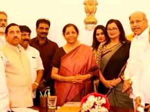 South Indian Film Chamber of Commerce’s statement after meeting Nirmala Sitharaman regarding TDS issues