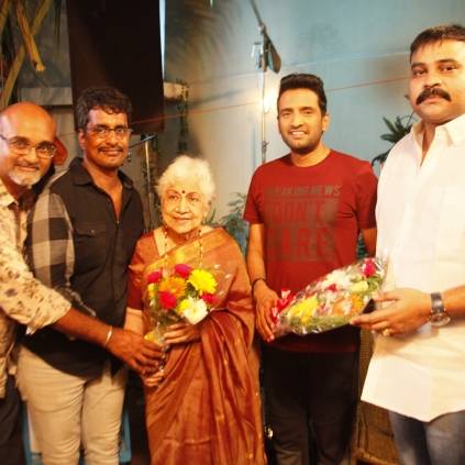 Sowcar Janaki roped in for Santhanam movie directed by Kannan