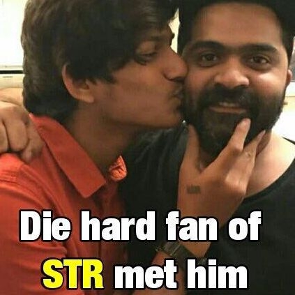 STR meets a hardcore fan of him