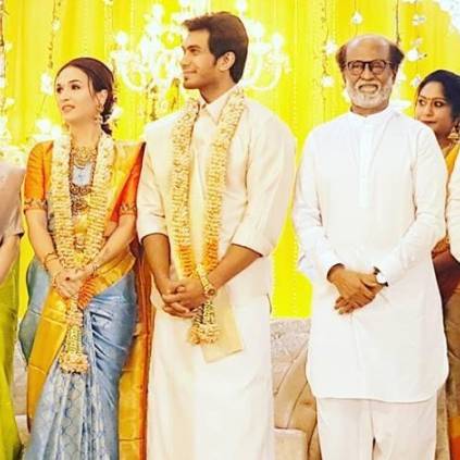 Super Star Rajinikanth's daughter Soundarya marriage reception