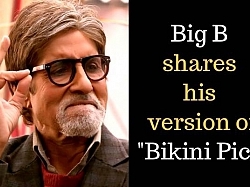 Amitabh Bachchan shares his bikini pic and netizens can't stop going gaga over it!
