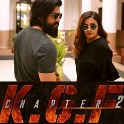 Yash’s KGF 2: Raveena Tandon shares a video from the sets!