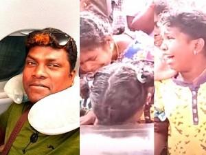RIP: “Open your eyes Daddy” - Vadivel Balaji’s young daughter cries endlessly! Heartbreaking video!