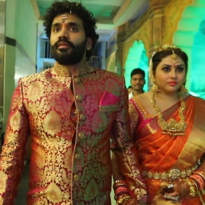 Video of Namitha's wedding with Veera