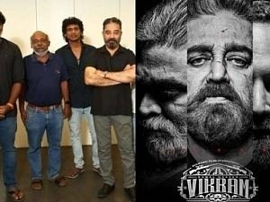 Wow! Two acting talents in one frame!! Kamal Haasan's Vikram BTS image breaks the internet; fans go gaga!