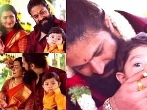 Yash and Radhika Pandit reveal the stylish name of baby boy with a special video ft Yatharv