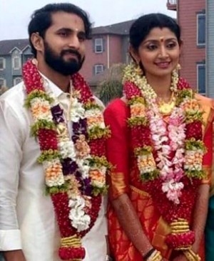 Actress Divyaa Unni and Arun Kumar Wedding