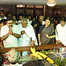 Political activist M Natarajan's funeral