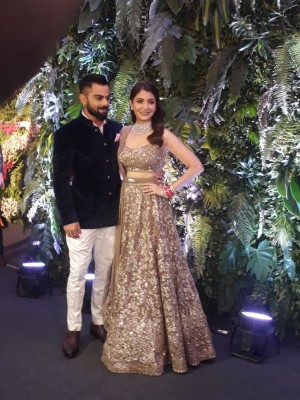 Virat Kohli And Anushka Sharma Reception